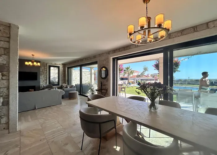 Villa Villasunset With Sea, Chios And Sunset View *