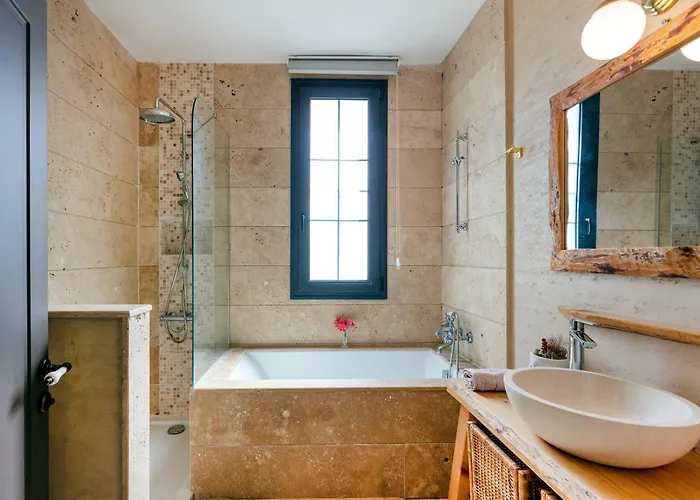 Villasunset With Sea, Chios And Sunset View Villa *