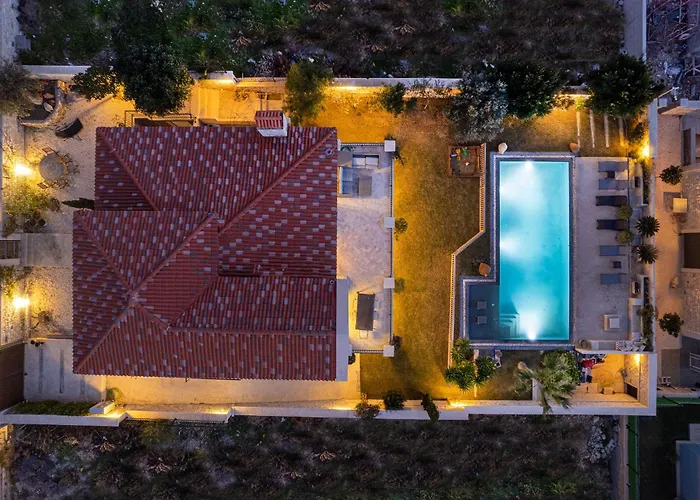 Villa Villasunset With Sea, Chios And Sunset View