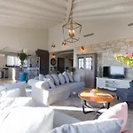 Villasunset With Sea, Chios And Sunset View *