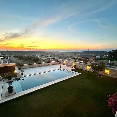 Villasunset With Sea, Chios And Sunset View Villa Cesme