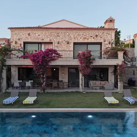 Villasunset With Sea, Chios And Sunset View Villa Cesme