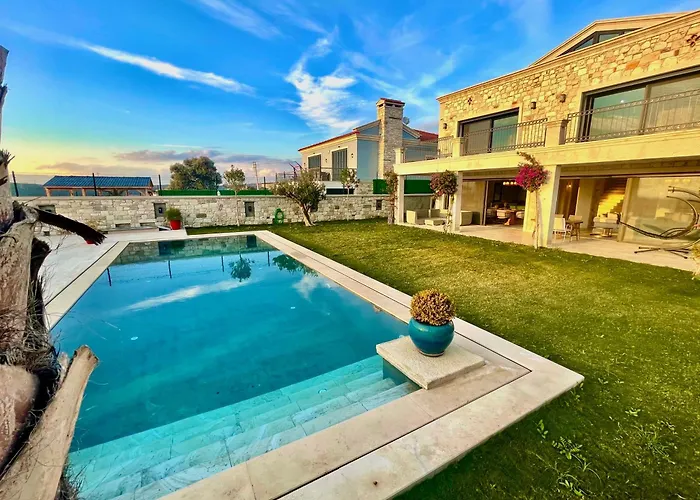 别墅 Villasunset With Sea, Chios And Sunset View Çeşme