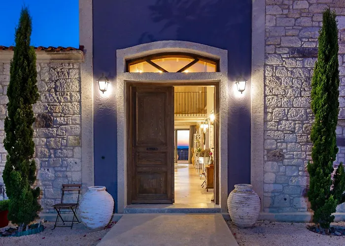 Villasunset With Sea, Chios And Sunset View 别墅