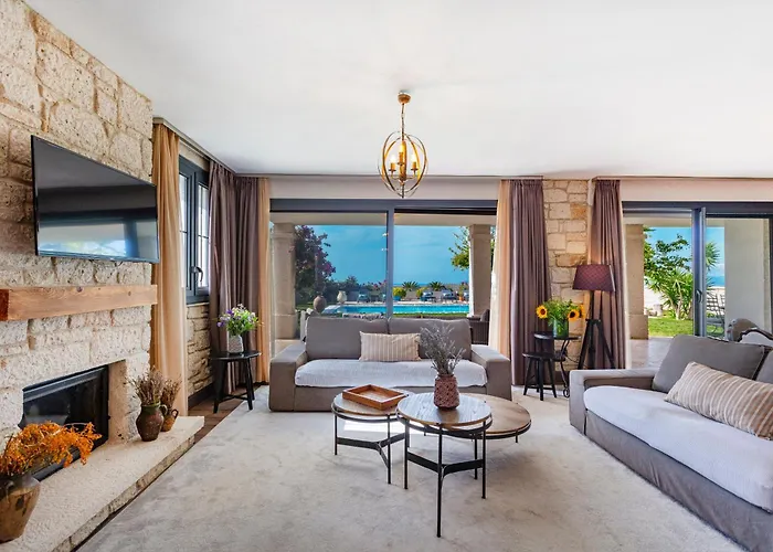 Villasunset With Sea, Chios And Sunset View 别墅