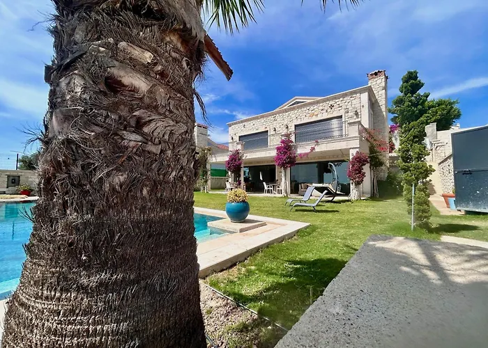 别墅 Villasunset With Sea, Chios And Sunset View *